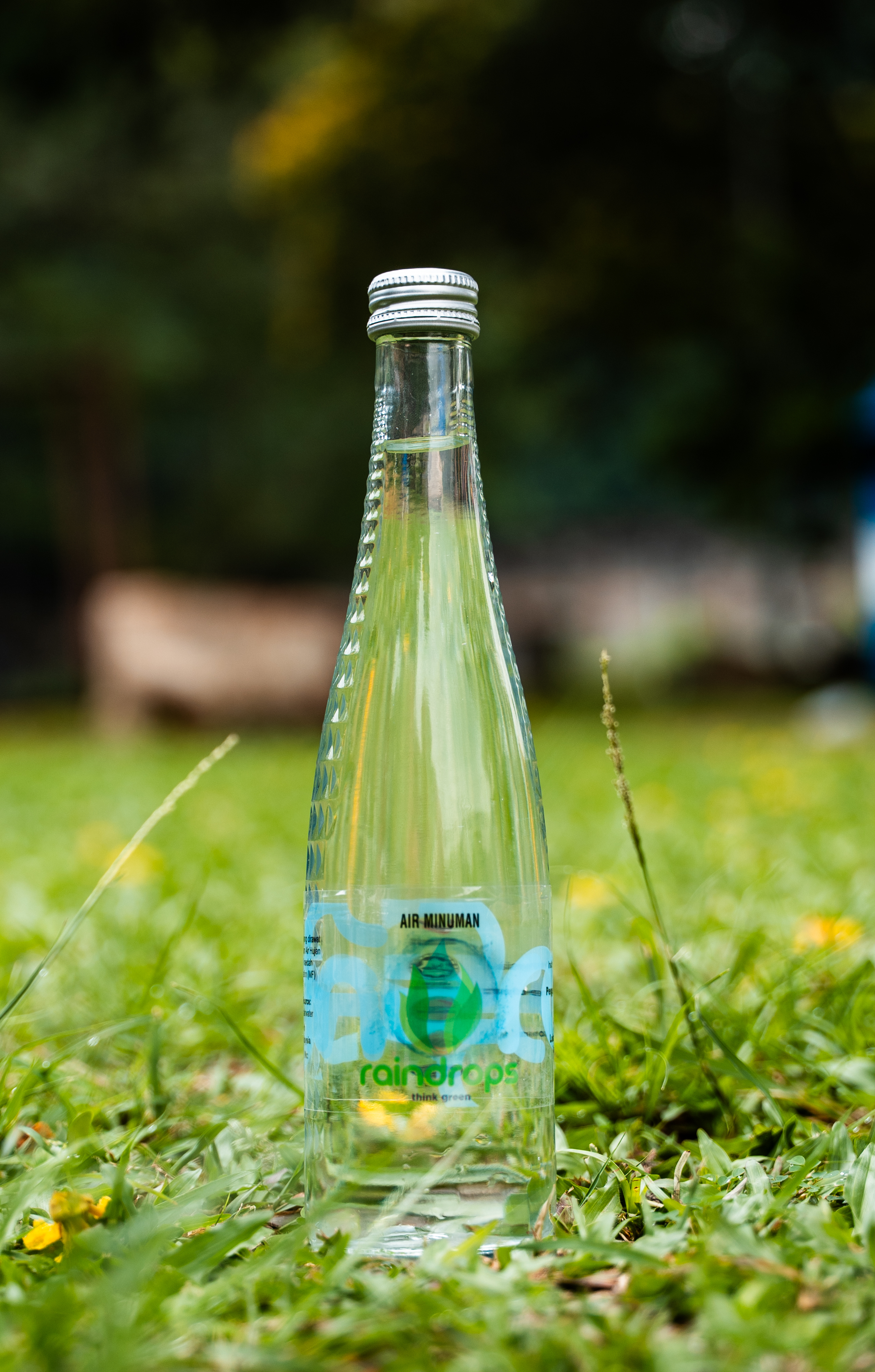 Raindrop 320ml Glass Bottle
